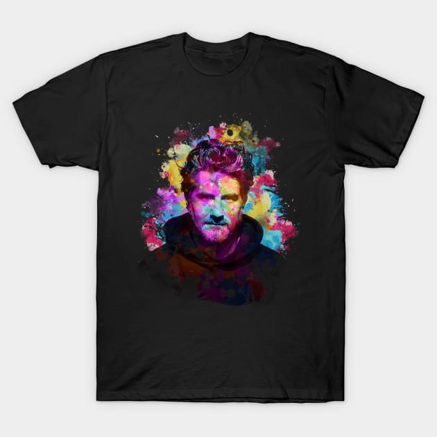 Matt Nathanson - Watercolor Illustration T-Shirt by Punyaomyule